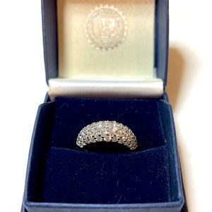Bradford Exchange "Decadence" Diamonesk Statement Ring